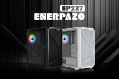 安耐美推出 ENERPAZO EP237 机箱：磁吸钢化玻璃侧板、黑白双色可选
